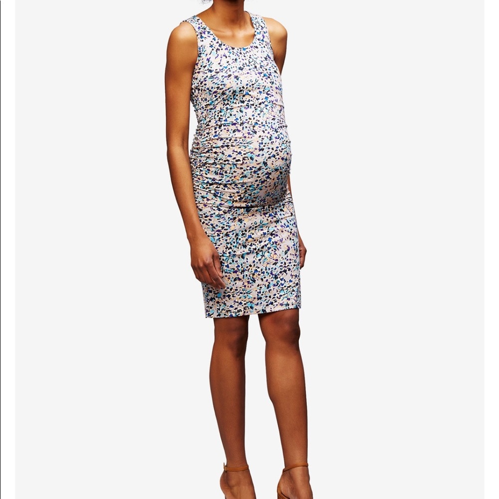 Seraphine Maternity Dot Sheath Dress